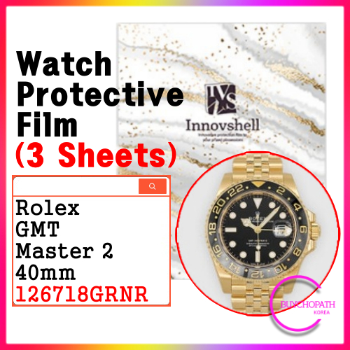 Miếng dán bảo vệ cho Rolex GMT Master2 (3 tờ) 126718Nhãn dán nắp chống trầy xước / GRNR