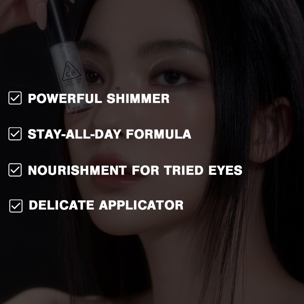 Phấn mắt nhũ 3CE Eye Switch 4.3g trang điểm lấp lánh | Official Store Eye Make up Cosmetic