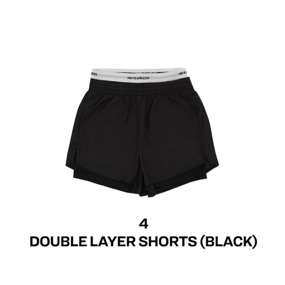 Le SSERAFIM 2024 S / S POP UP LE SSERAFIM Thương hiệu Merch DOUBLEPLAYER GIÀY (ĐEN) - WOMEENS