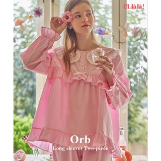  (24103WTLLN) Orb Bộ Ngủ Tay Lửng Màu Hồng (40'S) Free Size