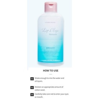 [Etude HOUSE] Nước tẩy môi & mắt 250ml