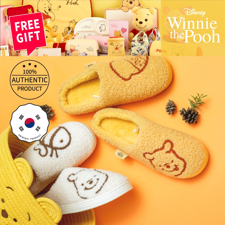 [Disney] Dép đi trong nhà Winnie the Pooh / Giày đi trong nhà [Daiso Korea]