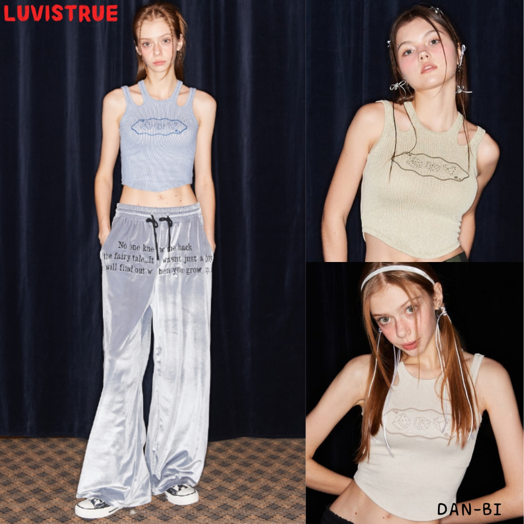 [Luvistrue] NM DICE TEE / 3 màu / bộ sưu tập mới / 100% chính hãng / vận chuyển nhanh