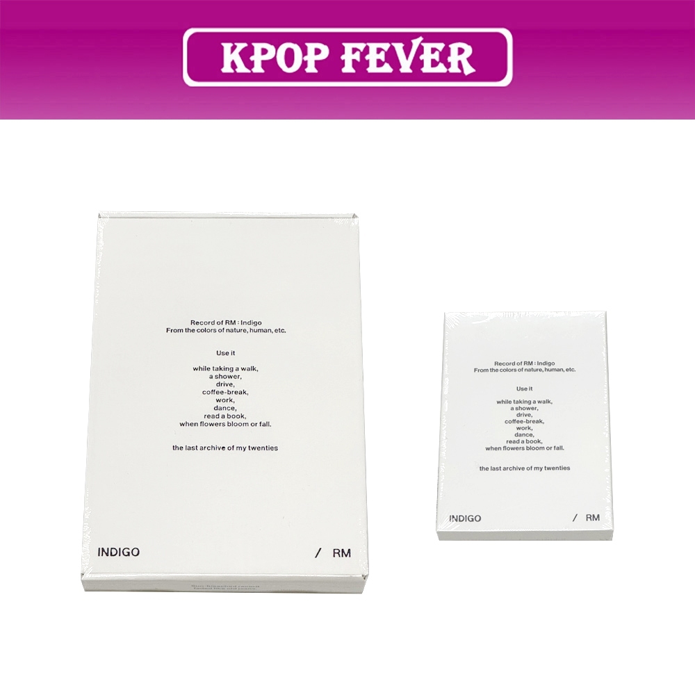 BTS RM - INDIGO (WEVERSE ALBUM ver.) SOLO ALBUM CD BOOKLET PHOTOCARD SEALED