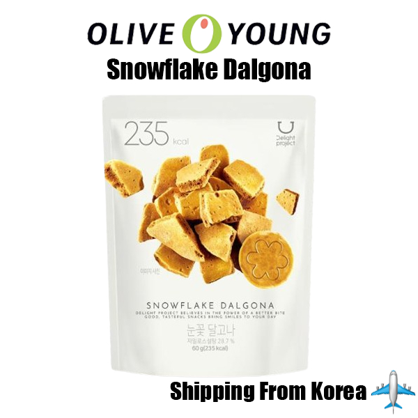 [Olive Young Delight Project] Bông tuyết Dalgona 60g