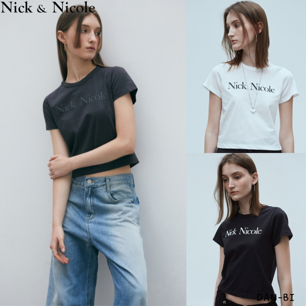 [NICK & NICOLE] LOGO CỔ CẮM LOGO CỔ ĐIỂN _ 7 màu / sản phẩm KR chính hãng 100% / Vận chuyển nhanh từ