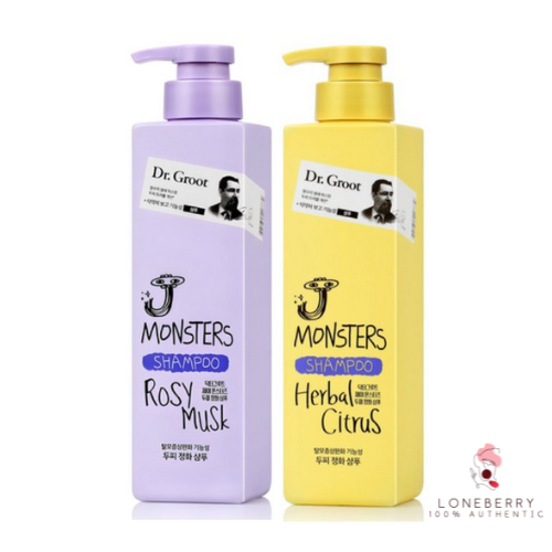 Dr. Groot J.Monster Hair Loss Functional Shampoo 400ml | Dầu Gội Giúp Hỗ Trợ Giảm Gãy Rụng Tóc (Rosy