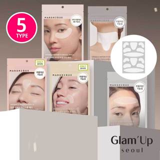 🇰🇷 [Marshique] Wrinkle Repair Wrinkle Patch Miếng dán nếp nhăn sửa chữa nếp nhăn (Giữa lông mày / nếp gấp nụ cười / trán / cổ / dưới mắt / nhiều miếng dán) Olive Young Korea
