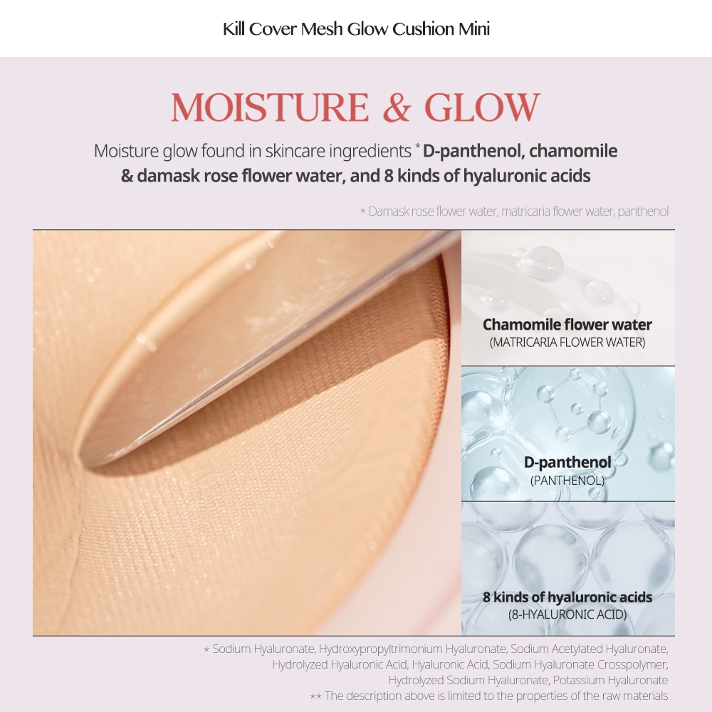 CLIO [Cio] Kill Cover Bộ đệm Mini bán chạy nhất (Áo nỉ mới / Lưới phát sáng / Đệm cố định da) | BigBuy360 - bigbuy360.vn