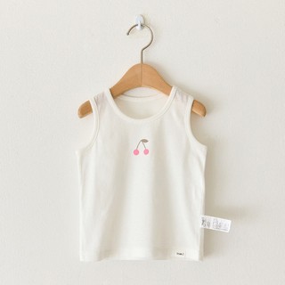 Cordi-i Áo ba lỗ thoáng mát Mini Cherry Jacquard (24SS) -CI051 cho bé trai bé gái