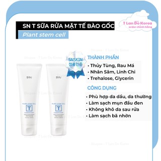 𝗧 𝗟𝗮𝗻 𝗗𝗼 𝗞𝗼𝗿𝗲𝗮 𝗢𝗿𝗱𝗲𝗿 - sữa rửa mặt tế bào gốc sn t plant stem cell 120ml