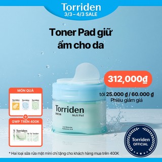  Pad đa năng DIVE IN Hyaluronic Acid, Toner Pad làm dịu mát da, giảm mẩn đỏ, cấp ẩm sâu, 160ml, 80 miếng