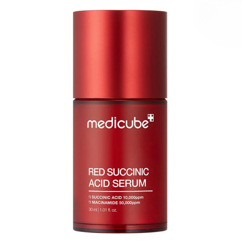 Medicube Red Acne Succinic Acid Serum 1.01 fl.oz / 30ml (Hạn sử dụng: 2026.05)
