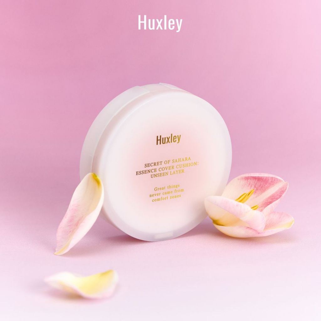Phấn nước Huxley Essence Cover Cushion Unseen Layer 12g nâng tông trang điểm tự nhiên chống nắng