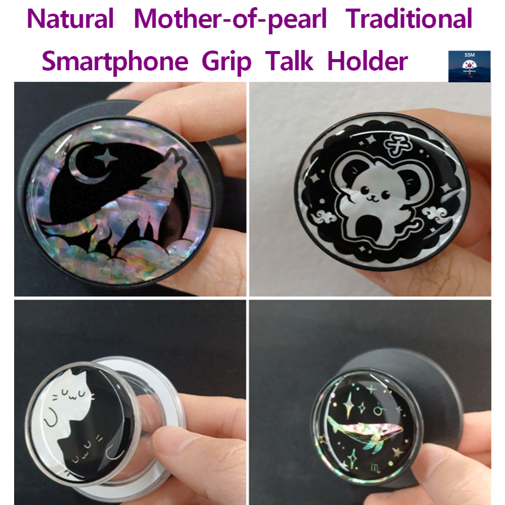 Giá đỡ điện thoại thông minh truyền thống Mother-of-pearl tự nhiên