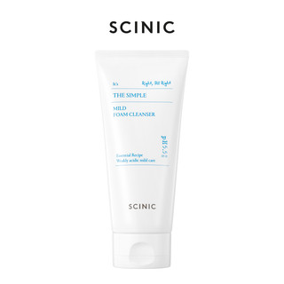 Sữa rửa mặt tạo bọt nhẹ SCINIC The Simple 120m