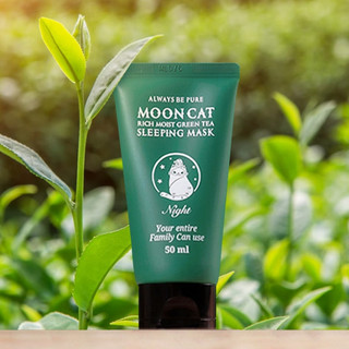 [Always be Pure] Mooncat Rich Moist GreenTea Sleeping Mask 50ml