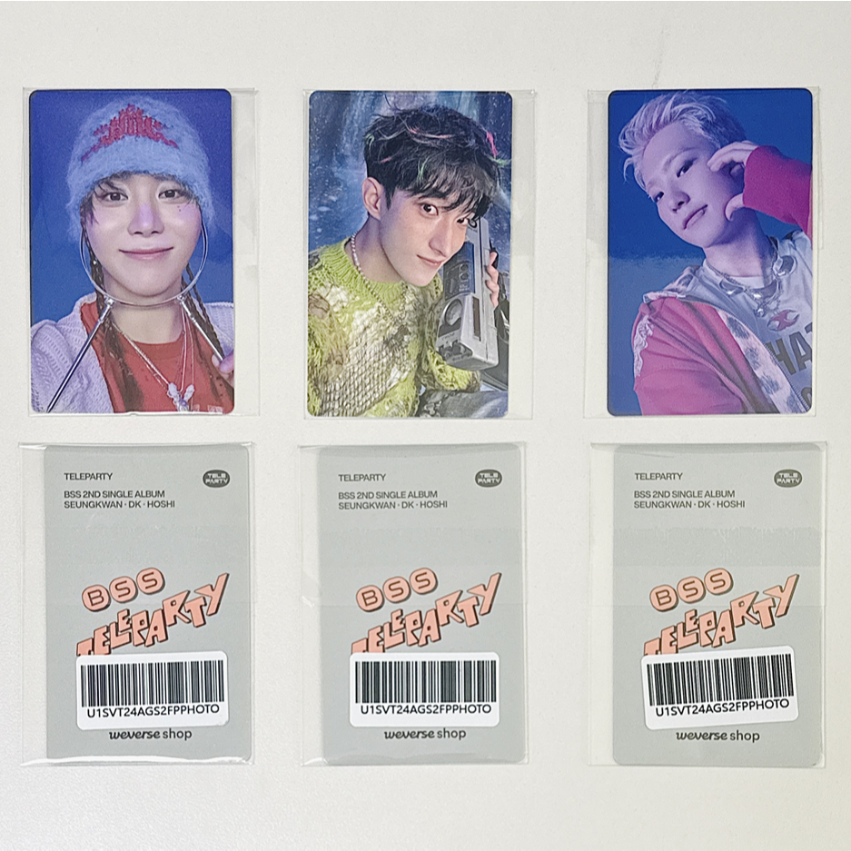 [OFFICIAL] WEVERSE SHOP BSS SEVENTEEN 2nd Single Album 'TELEPARTY' Official POB EVENT PHOTOCARD