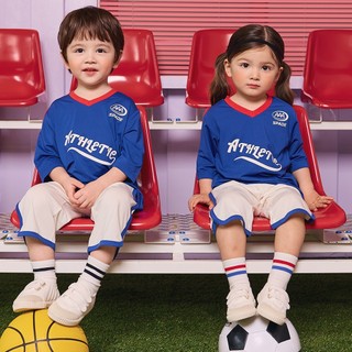 Cordi-i Bộ thun lửng Athletic thể thao(24SS) -CT121 từ Hàn Quốc Xuân Hè Thu Quần áo trẻ em homewear