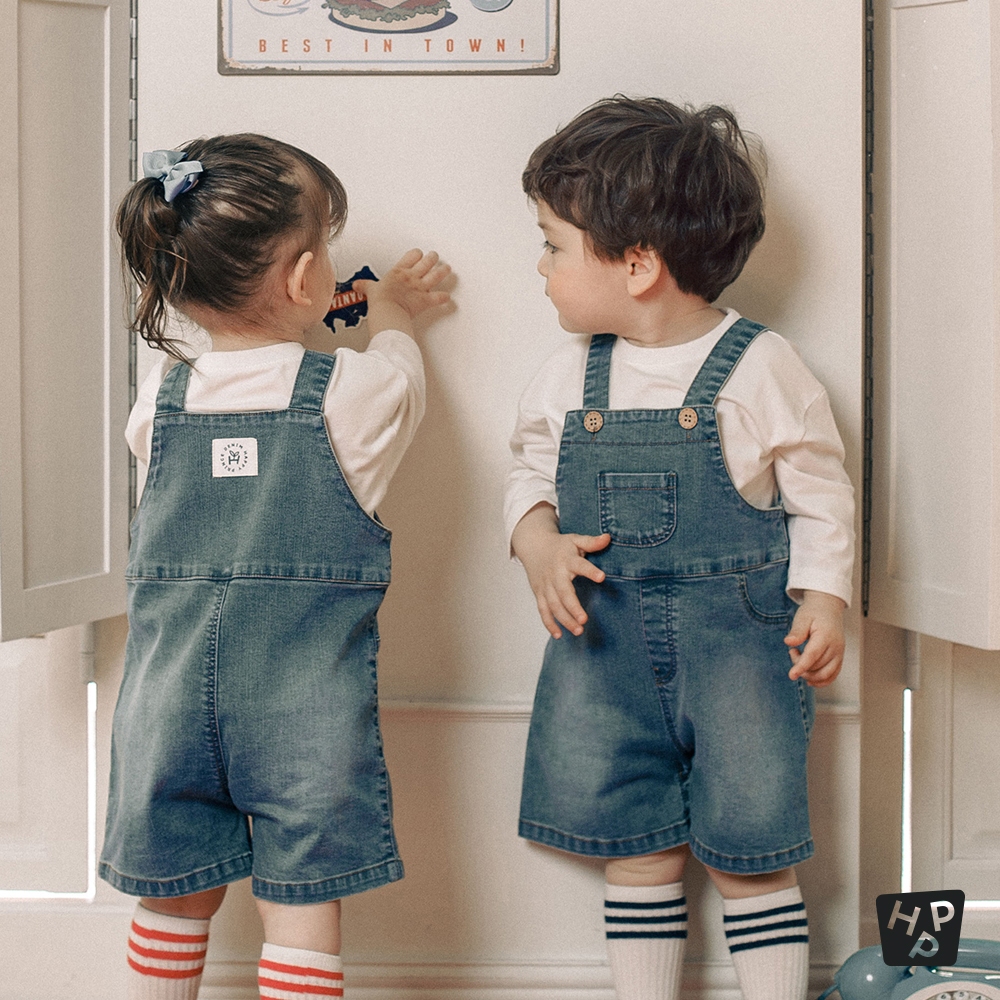 HAPPY PRINCE Quần yếm bò em bé Edgar