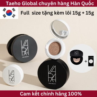 Phấn nước Vara Beauty Vital Cover Fit Cushion SPF 50+/PA+++(+ 1 LÕI REFILL)  Không Bết Dính, Không Nặng Mặt, Dưỡng Trắng Da, Chống Nắng  BLACK CUSHION