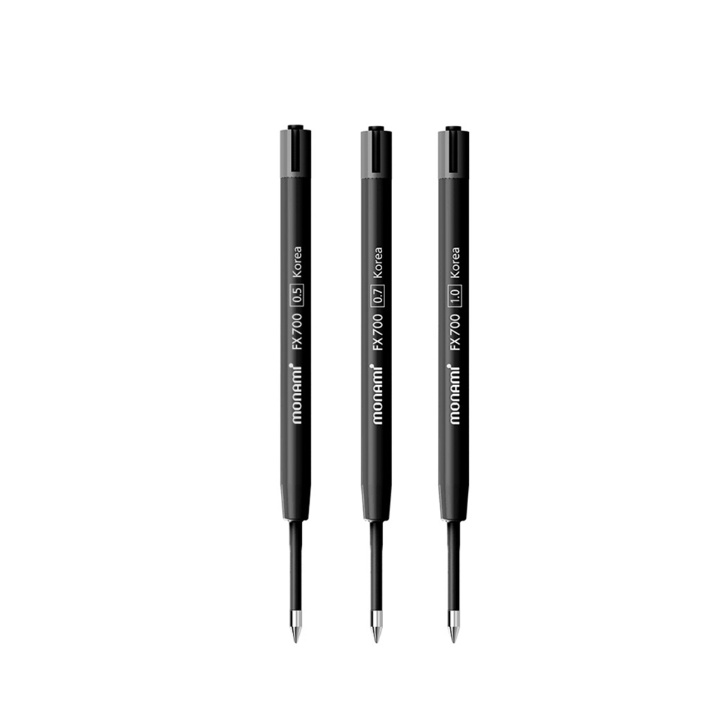 MONAMI FX 700 0.5, 0.7 , 1.0mm Refill _ Compatible with FX153, 153 Blossom, 153 Respect, 153 Black&W