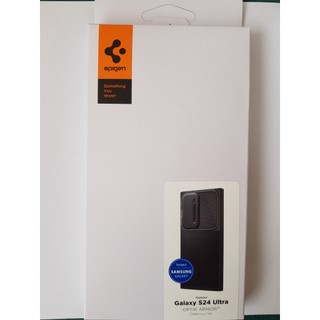 Ốp lưng Spigen Optik Armor For galaxy s24 ultra -Black-Hàng Chính Hãng
