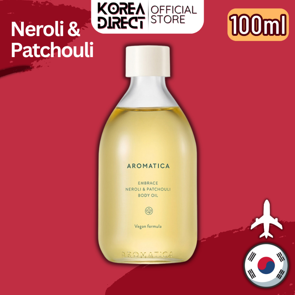 [Aromatica] Embrace Body Oil – Patchouli & Neroli 100ml