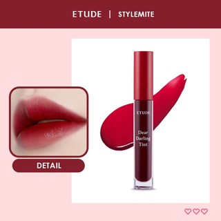 Son tint etude dear darling water gel tint màu dracula red #rd302 dễ thương