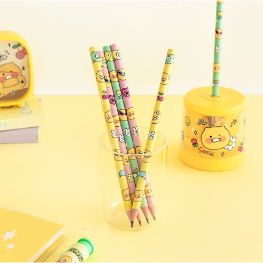 [Kakao Friends] Bộ bút chì 6 chiếc Kakao Little Friends SAY CHEESE / Choonsik