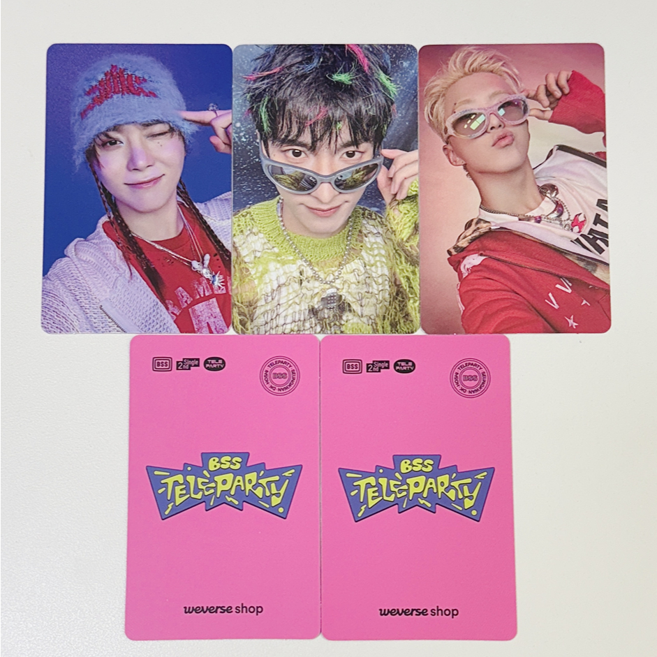 [POB] WEVERSE SHOP BSS SEVENTEEN 2nd Single Album 'TELEPARTY' Official POB PHOTOCARD