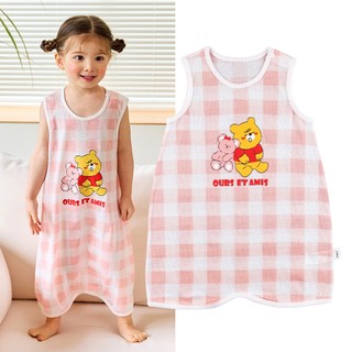  Túi ngủ cặp đôi gấu (24SS) -CY137 từ Hàn Quốc quần áo trong nhà cho bé mặc đồ ngủ mùa hè