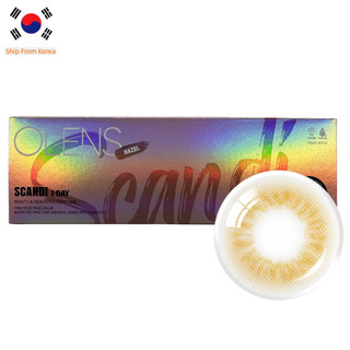 Ống kính áp tròng OLENS SCANDI HAZEL 20P, ống kính hàn quốc, ống kính