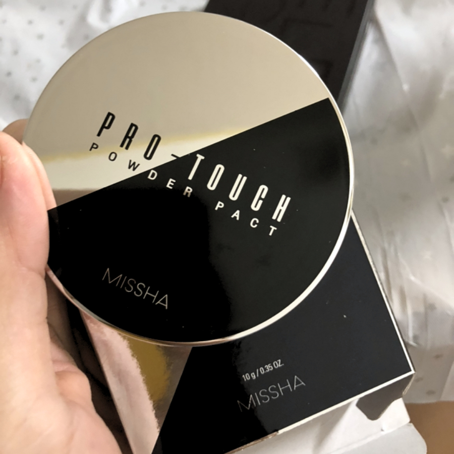 Phấn phủ dạng nén siêu mịn Missha Pro Touch Powder Pact SPF25 PA++ 10g