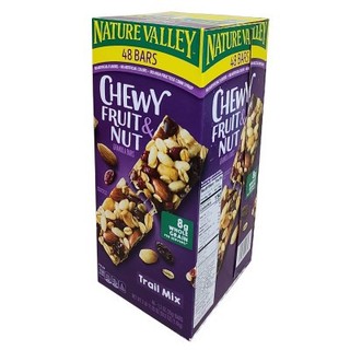 [KIM's PICKs★]🇰🇷NATURE VALLEY Chewy Fruit & Nut Trail Mix Granola Bar - 48 bars / Quản lý cân nặng / Thanh ăn sáng / Thanh năng lượng / Đồ ăn nhẹ tốt cho sức khỏe - THỰC PHẨM HÀN QUỐC