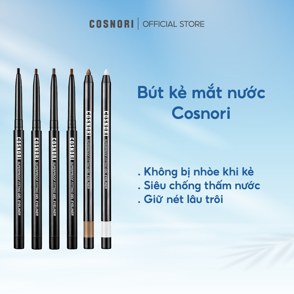 Bút kẻ mắt nước COSNORI Superproof Fitting Gel Eyeliner 0.6g