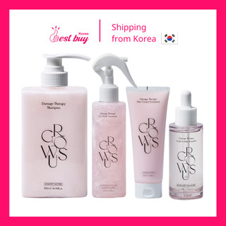 [Oliveyoung]Bộ chăm sóc tóc và body Growus Damage Therapy (Dầu gội/Dầu dưỡng tóc/Sữa dưỡng thể)