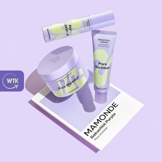 Mamonde Bakuchiol Pad 70P / Pore Shrinker Bakuchiol Serum / Cream (Retinol Cream) - Stretch & Fit Pad, Tăng cường với Retinol nguyên chất 95% (Phiên bản mới 2023)
