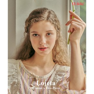  (24120WTFLN) Lojeta Bộ Ngủ Tay Lửng Màu Hồng (40'S) Free Size