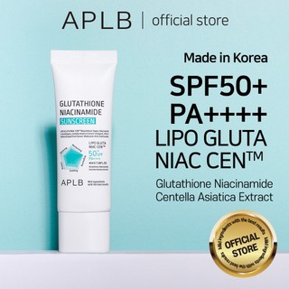 Kem Chống Nắng APLB Glutathione Niacinamide 40ml Chống Nắng Hiệu Quả Trắng Da Dưỡng Ẩm
