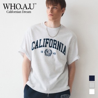  Áo Thun California Letter Short Sleeve T-shirt Unisex Style | WHRAE2324U / WHRAE3724U