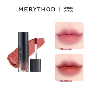 MERYTHOD Son tint lì mịn mượt như nhung Reel Tattoo Velvet Tint BLACK EDITION