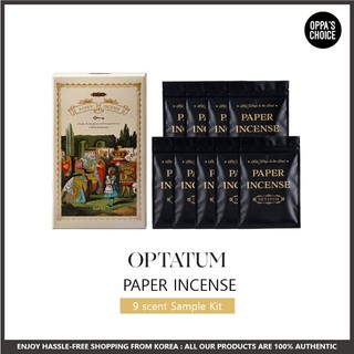 Optatum paper incense 9 scent discovery set