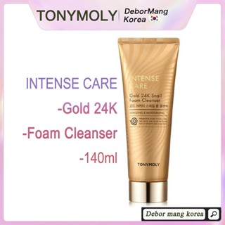 Sữa rửa mặt tạo bọt ốc sên TONYMOLY Intense Care Gold 24K 150ml