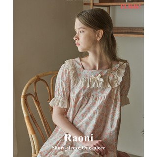  (24148WOSXN) ULLALA PAJAMAS Raoni Kem một mảnh tay ngắn (40'S) Free Size
