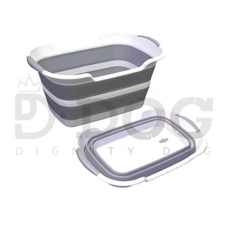 【 DIGNITY DOG 】 Bồn tắm gấp cho thú cưng Giỏ tắm cho chó Bồn tắm thú cưng Bồn tắm cho mèo nhỏ và lớn Bồn tắm bong bóng