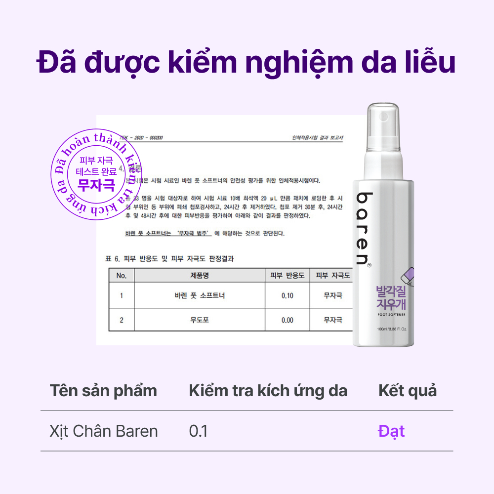 baren Công Cụ Loại Bỏ Vết Chai Bộ dụng cụ cho bàn chân