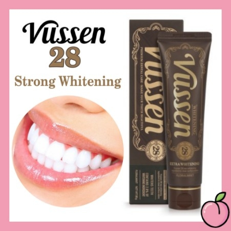 Kem đánh răng làm trắng da bổ sung Vussen 28 (80g) -Tooth White Care / Kem đánh răng làm trắng da cao cấp Hàn Quốc / Kem đánh răng loại bỏ vết bẩn