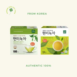  Hàn Quốc Danongwon Trà xanh gạo lức 1.3g x 100 gói  hộp   Không có hộp  