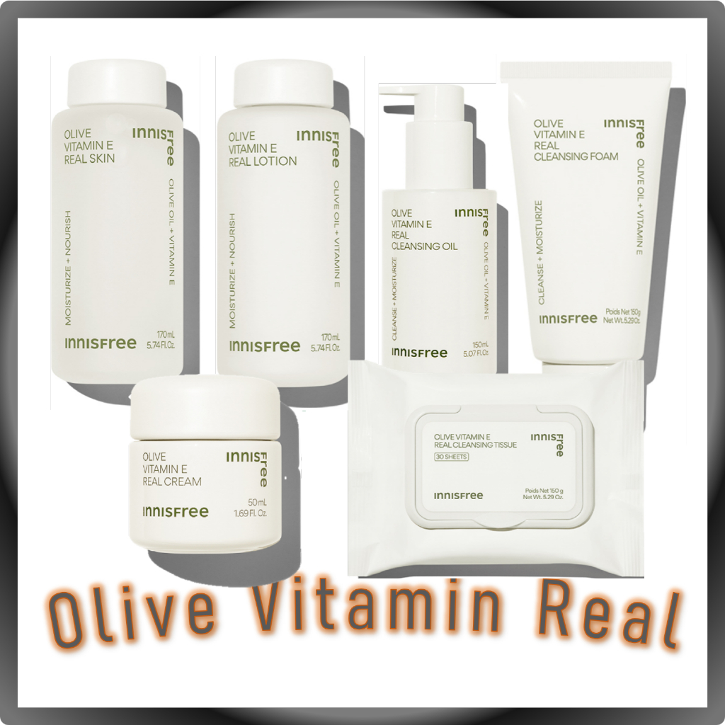 Innisfree Olive Vitamin E Real Bundle / innisfree Olive Vitamin E Real (Olive Lotion, Olive Skin, Ol